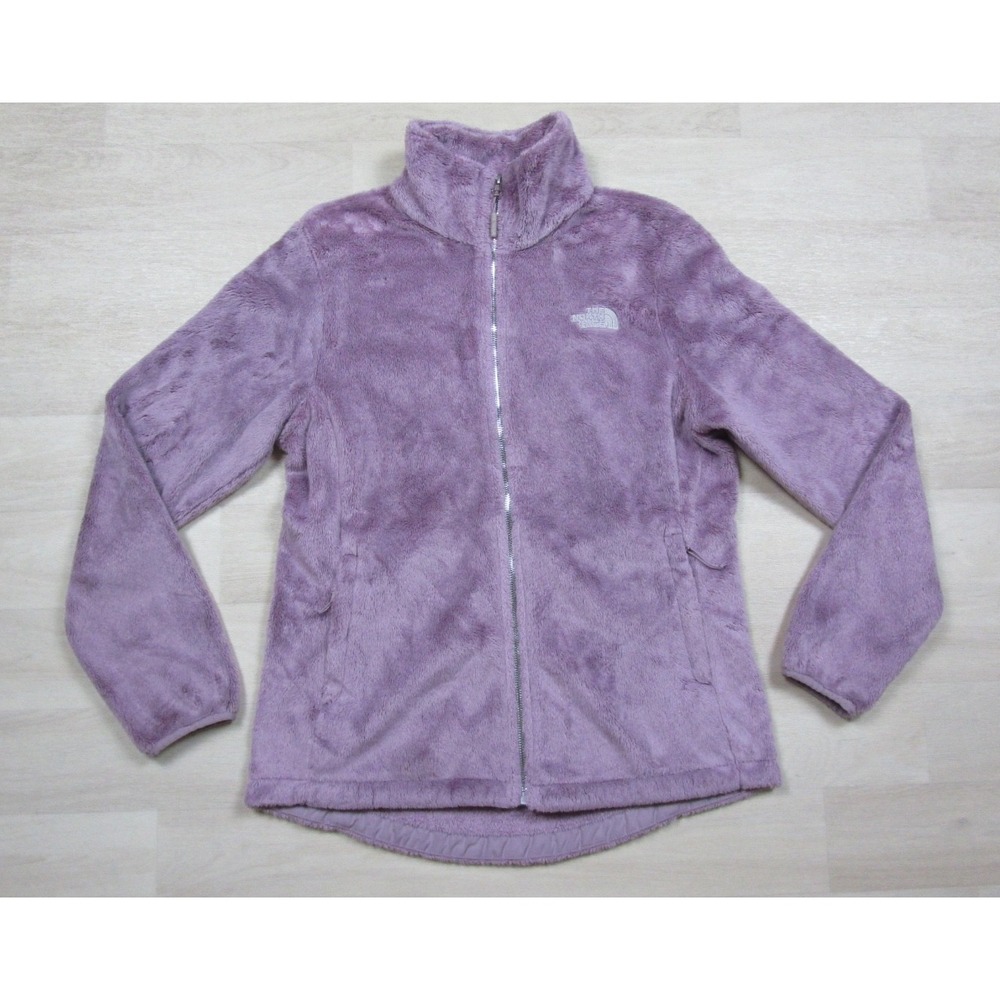 The North Face Osito Fleece Jacket Women's (M) Purple Silken Raschel Fill Zip